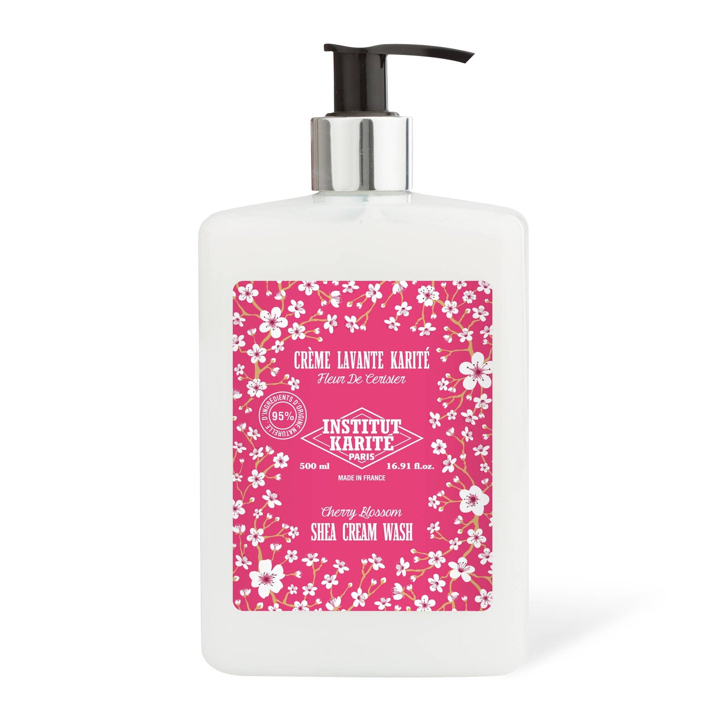 Crème Lavante Karité Fleur de Cerisier 500 mL